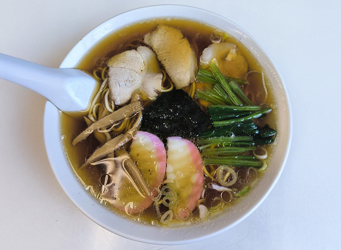 創業当時の味が受け継がれる素朴なラーメン