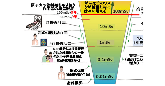 サムネイル：身の回りの放射線（福島市民の被ばく線量の見える化）